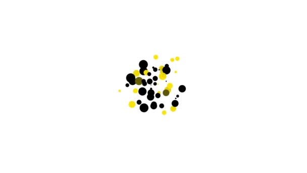 Black Mining Farm Symbol isoliert auf weißem Hintergrund. Kryptowährung-Mining, Blockchain-Technologie, Bitcoin, digitaler Geldmarkt, Brieftasche. 4K Video Motion Grafik Animation — Stockvideo