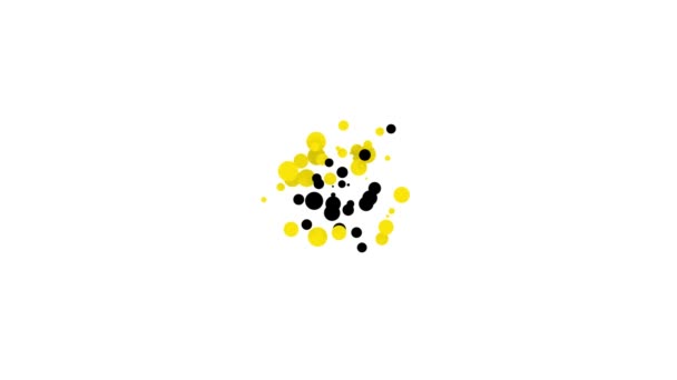 Cabeça de veado preto com chifres ícone isolado no fundo branco. Animação gráfica em movimento de vídeo 4K — Vídeo de Stock