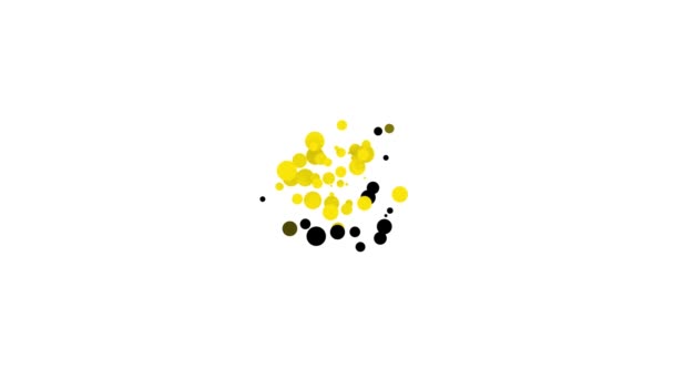 Zwarte Honingraat pictogram geïsoleerd op witte achtergrond. Honing cellen symbool. Zoet natuurlijk voedsel. 4K Video motion grafische animatie — Stockvideo