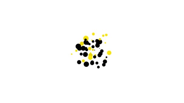 Black Aftershave Symbol isoliert auf weißem Hintergrund. Kölner Sprühbild. Männliche Parfümflasche. 4K Video Motion Grafik Animation — Stockvideo
