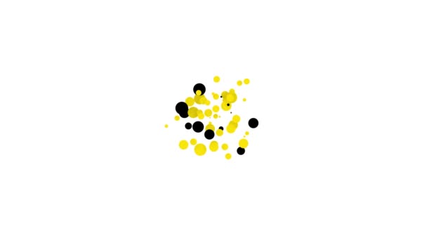 Ікона Black Abacus ізольована на білому тлі. Традиційний підрахунок кадрів. Освітній знак. Математична школа. 4K Відеографічна анімація — стокове відео