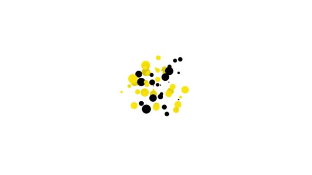 Zwarte Schaar pictogram geïsoleerd op witte achtergrond. Teken voor snijgereedschap. 4K Video motion grafische animatie — Stockvideo