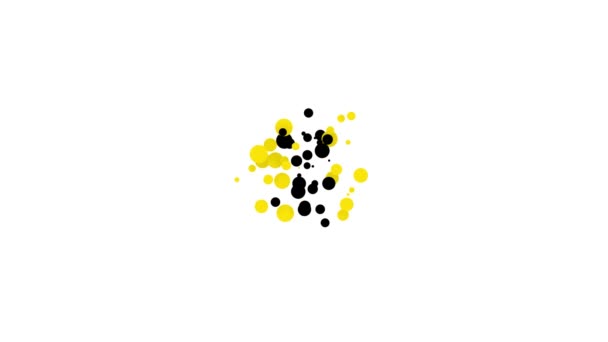 Ikona černého pravítka izolovaná na bílém pozadí. Symbol rovný. Grafická animace pohybu videa 4K — Stock video