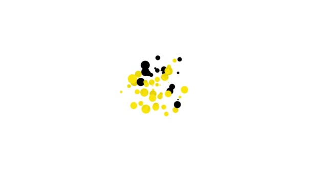 Icono de lupa negra aislado sobre fondo blanco. Búsqueda, enfoque, zoom, símbolo de negocio. Animación gráfica de vídeo 4K — Vídeos de Stock