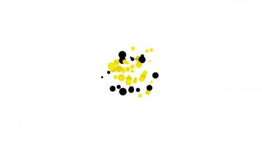 Siyah Oyun Video simgesi beyaz arkaplanda izole edildi. Film şeridi tabelası. 4K Video hareketli grafik canlandırması