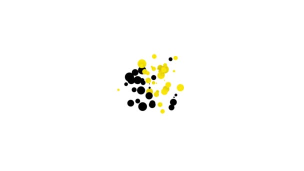 Negro icono de la aspiradora aislado sobre fondo blanco. Animación gráfica de vídeo 4K — Vídeos de Stock