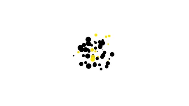 Schwarzbrot-Symbol isoliert auf weißem Hintergrund. 4K Video Motion Grafik Animation — Stockvideo