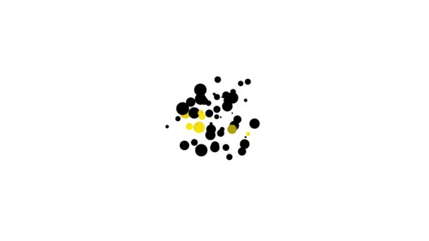 Schwarzes Umschlagsymbol isoliert auf weißem Hintergrund. E-Mail-Nachricht Brief Symbol. 4K Video Motion Grafik Animation — Stockvideo