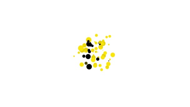Icono de brújula de dibujo negro aislado sobre fondo blanco. Señal de brújulas. Dibujo y herramientas educativas. Instrumento geométrico. Animación gráfica de vídeo 4K — Vídeos de Stock