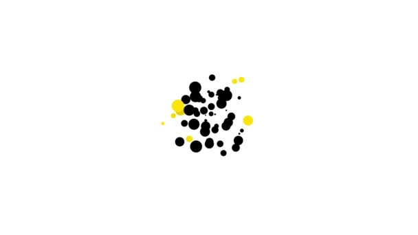 Pulvérisateur de jardin noir pour l'eau, engrais, icône de produits chimiques isolés sur fond blanc. Animation graphique de mouvement vidéo 4K — Video