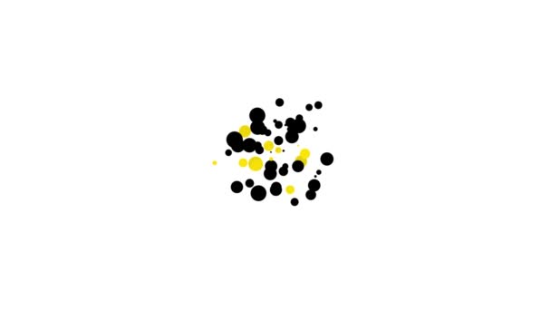 Schwarzes Schneidebrett-Symbol isoliert auf weißem Hintergrund. Hackbrett-Symbol. 4K Video Motion Grafik Animation — Stockvideo