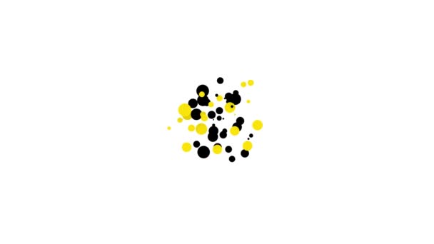 Icono de exprimidor de fruta cítrica negra aislado sobre fondo blanco. Animación gráfica de vídeo 4K — Vídeo de stock