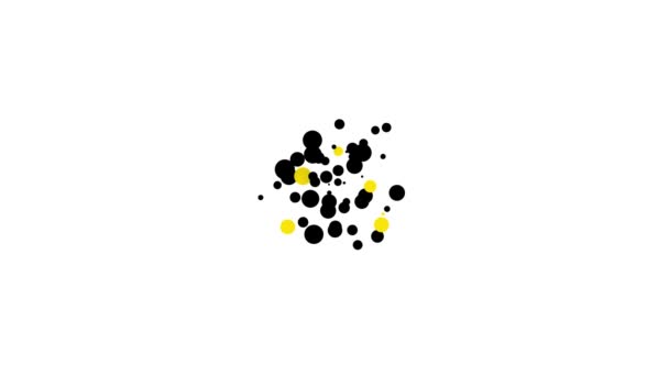 Fekete szoknya ikon elszigetelt fehér háttér. 4K Videó mozgás grafikus animáció — Stock videók