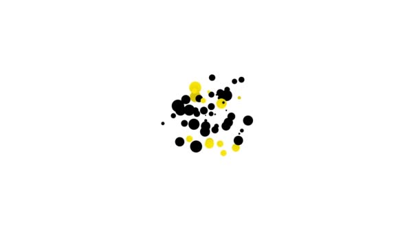 Icono de perfume negro aislado sobre fondo blanco. Animación gráfica de vídeo 4K — Vídeos de Stock