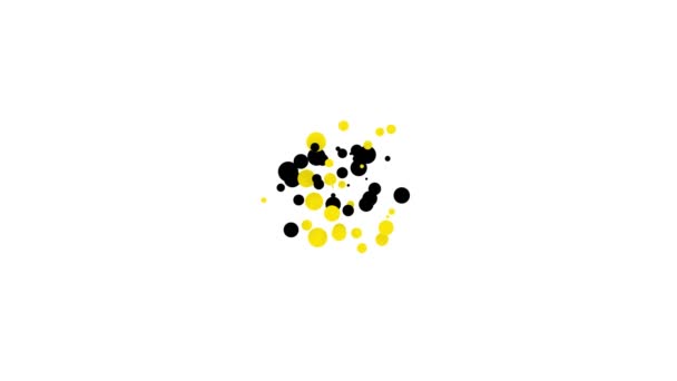 Fekete szalonna csíkos ikon elszigetelt fehér háttérrel. 4K Videó mozgás grafikus animáció — Stock videók