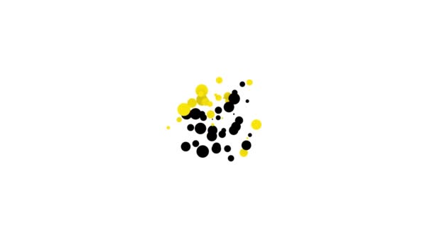 Black Crossed Wurst Symbol isoliert auf weißem Hintergrund. Grillwurst und Aromaschild. 4K Video Motion Grafik Animation — Stockvideo