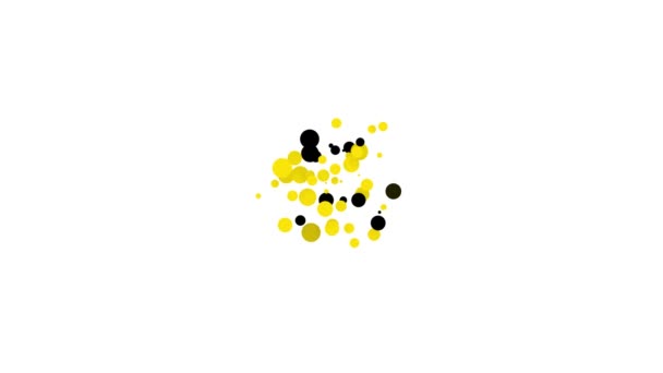 Icône Médaille noire isolée sur fond blanc. Symbole gagnant. Animation graphique de mouvement vidéo 4K — Video