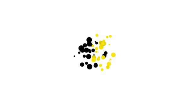 Значок витоку нафти чорної бочки ізольовано на білому тлі. 4K Відео рух графічна анімація — стокове відео