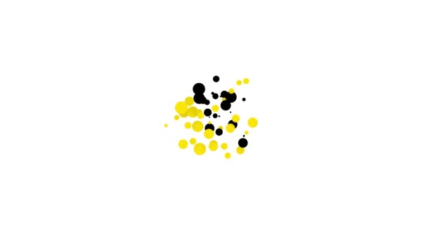 Icono de fuga de petróleo de barril negro aislado sobre fondo blanco. Animación gráfica de vídeo 4K — Vídeos de Stock