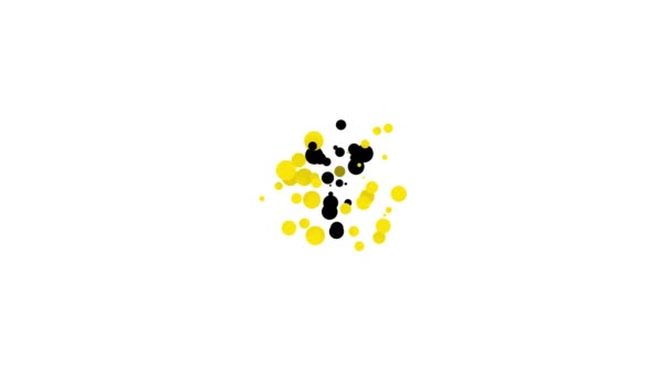 Icono de anclaje negro aislado sobre fondo blanco. Animación gráfica de vídeo 4K — Vídeos de Stock