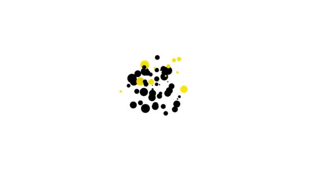 Black Parfum Symbol isoliert auf weißem Hintergrund. 8. März. Internationaler glücklicher Frauentag. 4K Video Motion Grafik Animation — Stockvideo