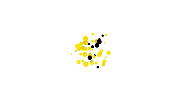 Zwarte Schaar pictogram geïsoleerd op witte achtergrond. Teken voor snijgereedschap. 4K Video motion grafische animatie — Stockvideo