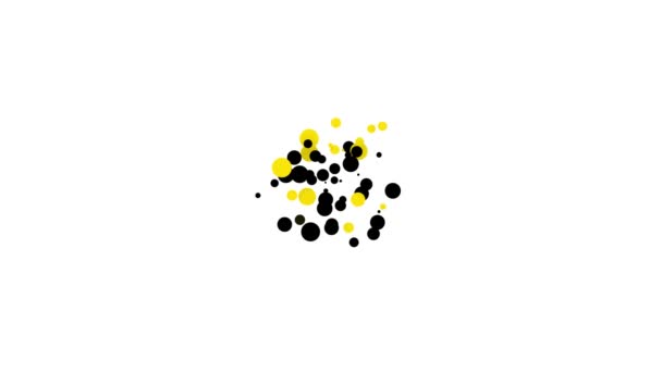 Black Diamond Symbol isoliert auf weißem Hintergrund. Schmuck-Symbol. Edelstein. 4K Video Motion Grafik Animation — Stockvideo