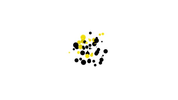Black Musical note in speech bubble icon isolated on white background (en inglés). Concepto de música y sonido. Animación gráfica de vídeo 4K — Vídeos de Stock
