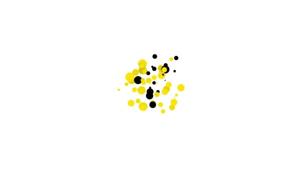 Μαύρο εικονίδιο Lollipop απομονωμένο σε λευκό φόντο. Πινακίδα. Φαγητό, νόστιμο σύμβολο. 4K Γραφική κίνηση κίνησης βίντεο — Αρχείο Βίντεο