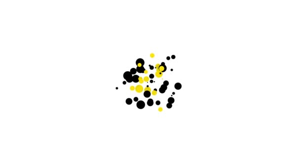 Zwart Overlijdenscertificaat pictogram geïsoleerd op witte achtergrond. 4K Video motion grafische animatie — Stockvideo