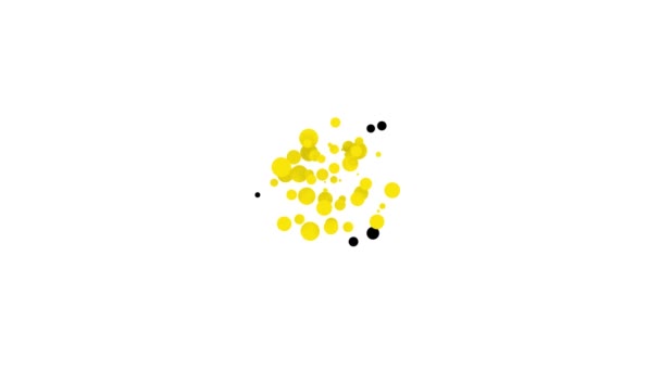 Ícone Lifebuoy preto isolado no fundo branco. Símbolo do cinto de salvação. Animação gráfica em movimento de vídeo 4K — Vídeo de Stock