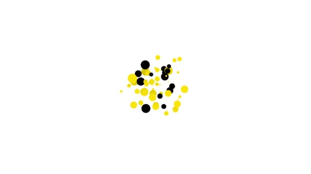 Schwarzes Walkie-Talkie-Symbol isoliert auf weißem Hintergrund. Tragbares Funksender-Symbol. Funksignale. 4K Video Motion Grafik Animation — Stockvideo