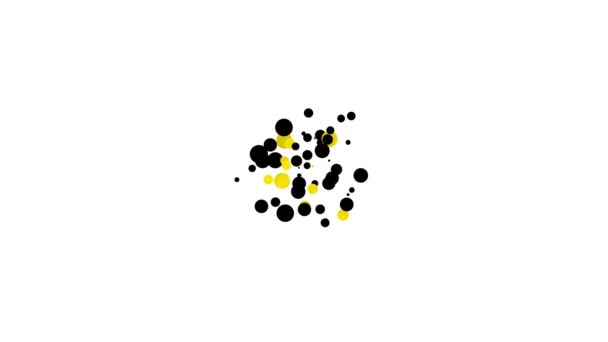 Černá truhla zásuvky ikona izolované na bílém pozadí. Grafická animace pohybu videa 4K — Stock video