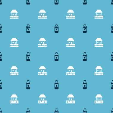 Şişeyi temizleme maddesi ve su borularına ayarlayın. Vektör.