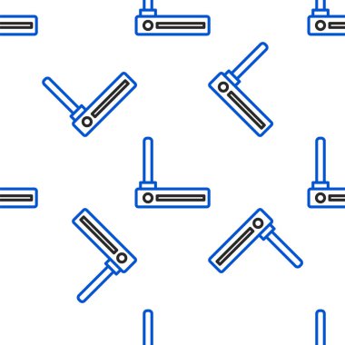 Hat Yönlendirici ve kablosuz sinyal simgesi simgesi beyaz arkaplanda izole edilmiş. Kablosuz ethernet modem yönlendirici. Bilgisayar teknolojisi interneti. Renkli taslak konsepti. Vektör.