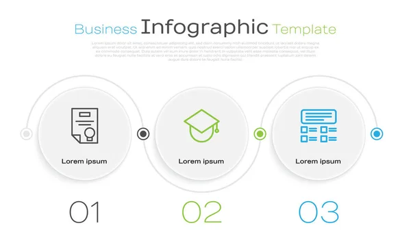 Definir Modelo Certificado Linha Tampa Graduação Globo Quiz Line Teste — Vetor de Stock