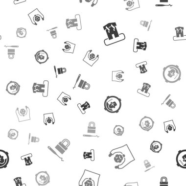 Kundakçılığı eve gönder, Hırsız ellerini kaldırsın, kafasından vur ve kilidi aç. Vektör