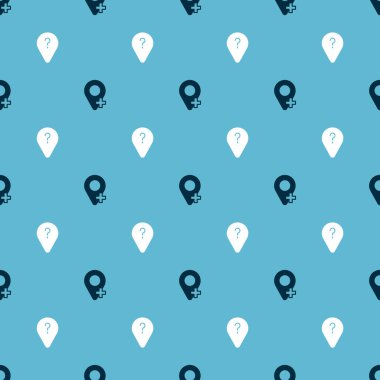 Konum ve Bilinmeyen güzergahı kusursuz desen üzerine ayarla. Vektör