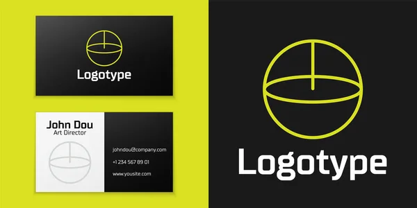 Піктограма Лінії Logotype Калькулятор Ізольовано Чорному Тлі Бухгалтерський Символ Бізнес — стоковий вектор