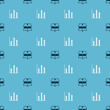 Katmanlar ve Pasta grafiği bilgisini kusursuz desen üzerine ayarla. Vektör