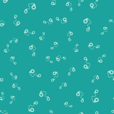 Yeşil Yol konum simgesi yeşil arkaplanda izole edilmiş pürüzsüz desen. Harita işaretçisi işareti. Yol ya da yol kavramı. GPS navigatörü. Vektör