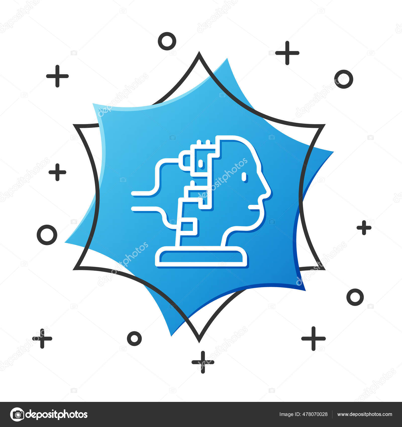 白线机器人连接用于在白色背景上隔离的维护图标 人工智能 机器学习 云计算 蓝色六边形按钮 B 病媒 图库矢量图像 C Vectoroksana 白线机器人连接用于在白色背景上隔离的维护图标 人工智能 机器学习 云计算 蓝色六边形按钮 B 病媒 图库矢量图像 C Vectoroksana