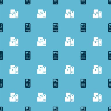 Kağıt ya da finans çekini ve yazar kasayı kusursuz bir düzende ayarla. Vektör