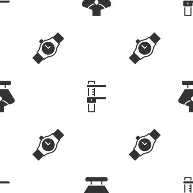 Kolyeyi manken, Calliper ya da kalibre ve ölçek ve bilek izlerine göre ayarlayın. Vektör