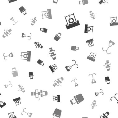 Arabanın lastiğini ipe, kum kovasına, sokak lambasına ve seksek sahasına dik kontak. Vektör