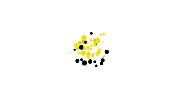 Ікона Black Abacus ізольована на білому тлі. Традиційний підрахунок кадрів. Освітній знак. Математична школа. 4K Відеографічна анімація — стокове відео