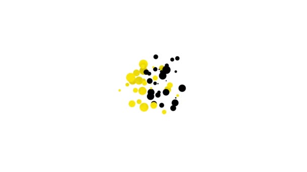 Czarny dysk winylowy ikona izolowane na białym tle. 4K Animacja graficzna ruchu wideo — Wideo stockowe