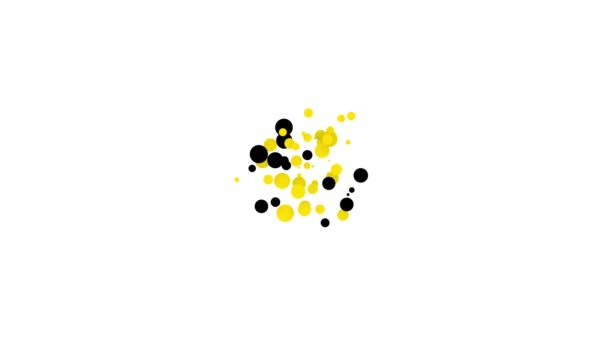 Ícone de batom preto isolado no fundo branco. 8 de Março. Dia Internacional da Mulher Feliz. Animação gráfica em movimento de vídeo 4K — Vídeo de Stock