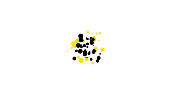 Icône Fromage noir isolé sur fond blanc. Animation graphique de mouvement vidéo 4K — Video