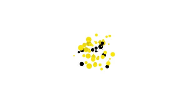 Чорний Уокер для ікони інвалідів ізольований на білому тлі. 4K Відеографічна анімація — стокове відео